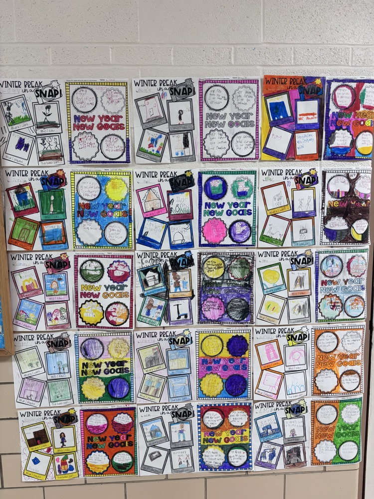 The kids completed their 2025 snapshots and 2026 school year goals. They did great at deciding what they wanted for goals and making it look nice.  