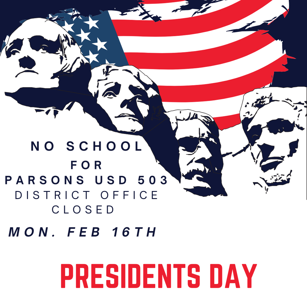 No School Feb. 16 due to President's Day