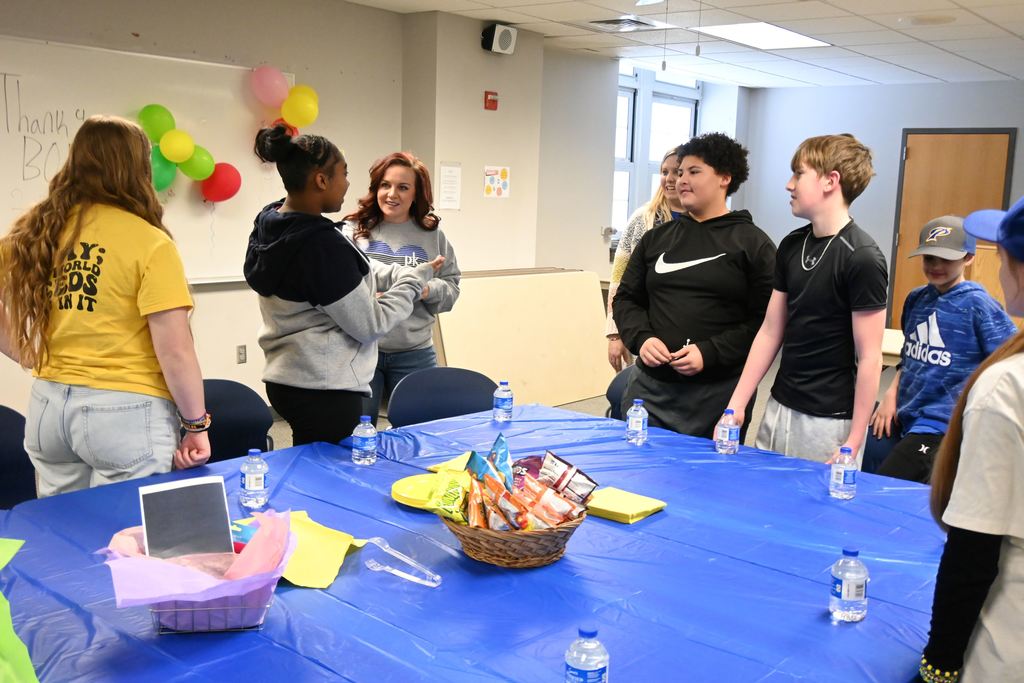 Kala Green meets leadership students