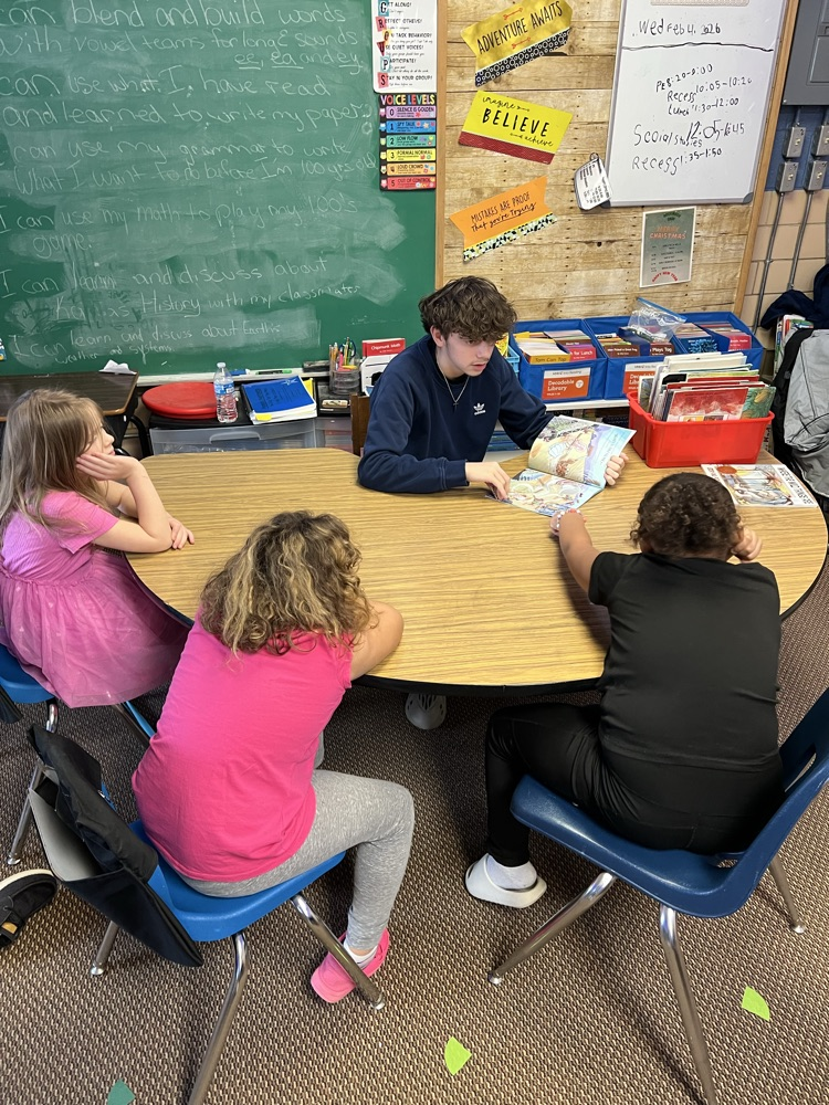 We had a great day enjoying National Read Aloud Day with many special guests reading to us. Then ending our day partner reading with our classmates. 