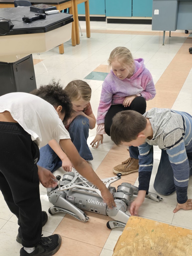 Vector the Viking Visiting Garfield Elementary
