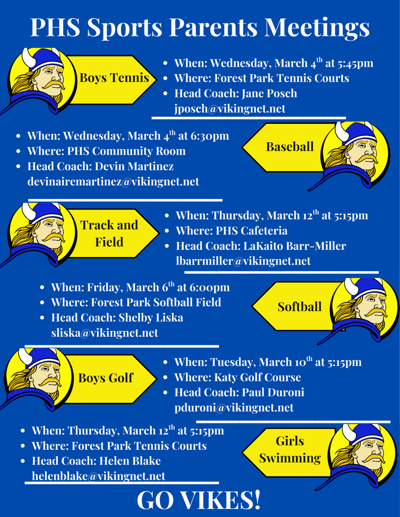 PHS Spring Athletics Meetings 2026 (1)