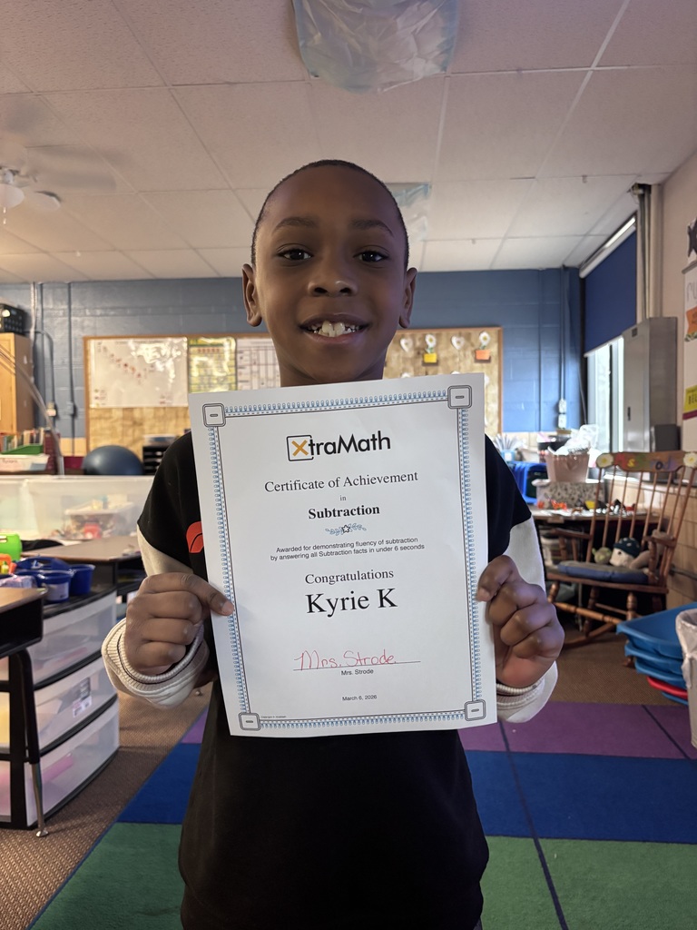 Completed His Subtraction Facts