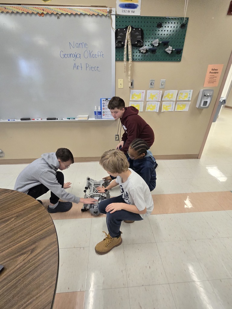 Fourth & Fifth grade students learn about coding and robotics from Vector the Viking.