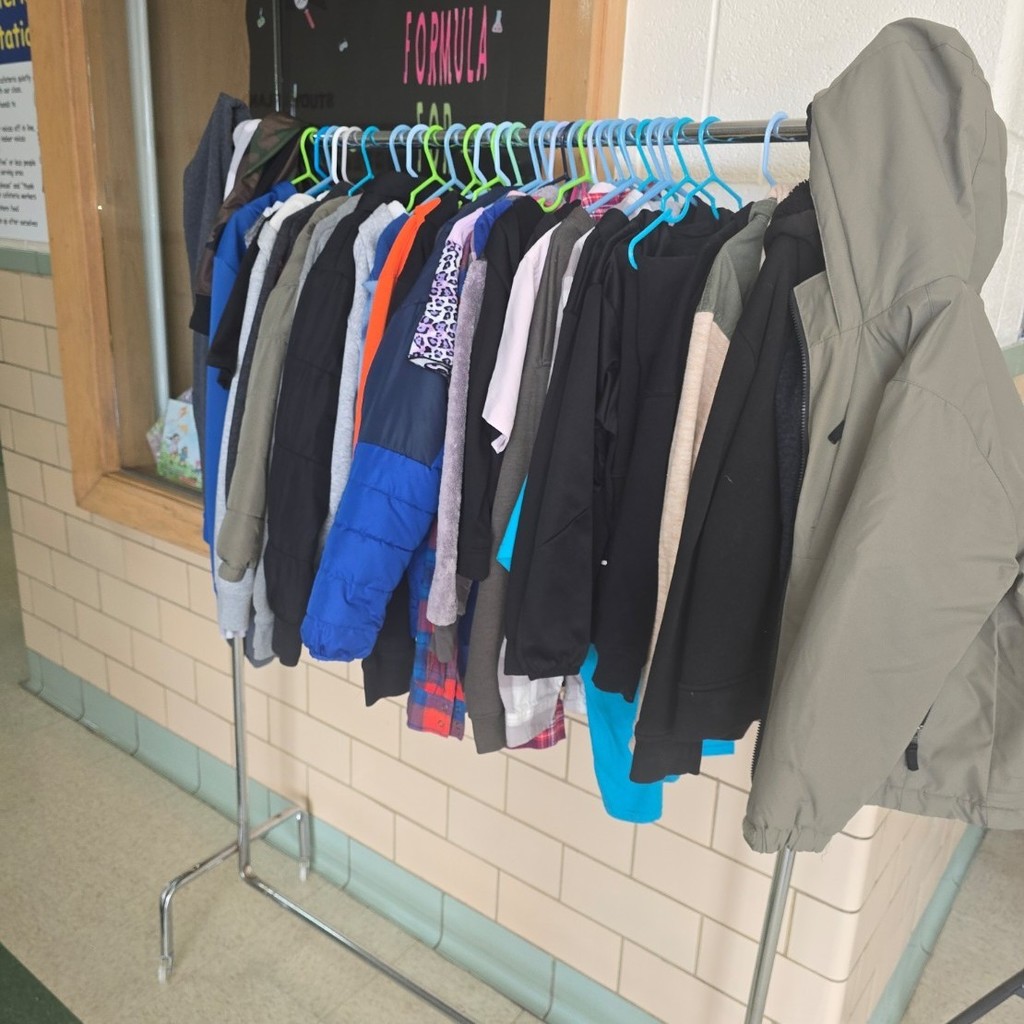 rack of coats and jackets