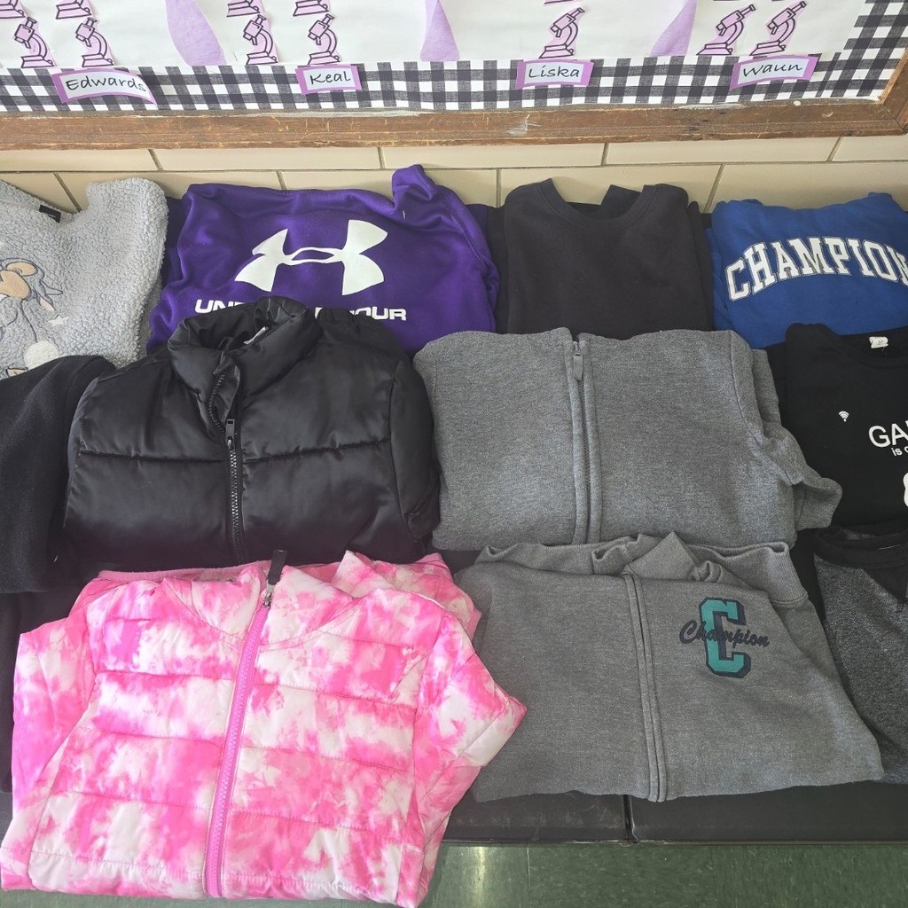 table of coats and jackets