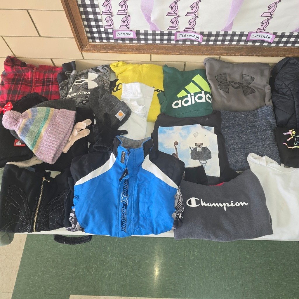 table of coats and jackets