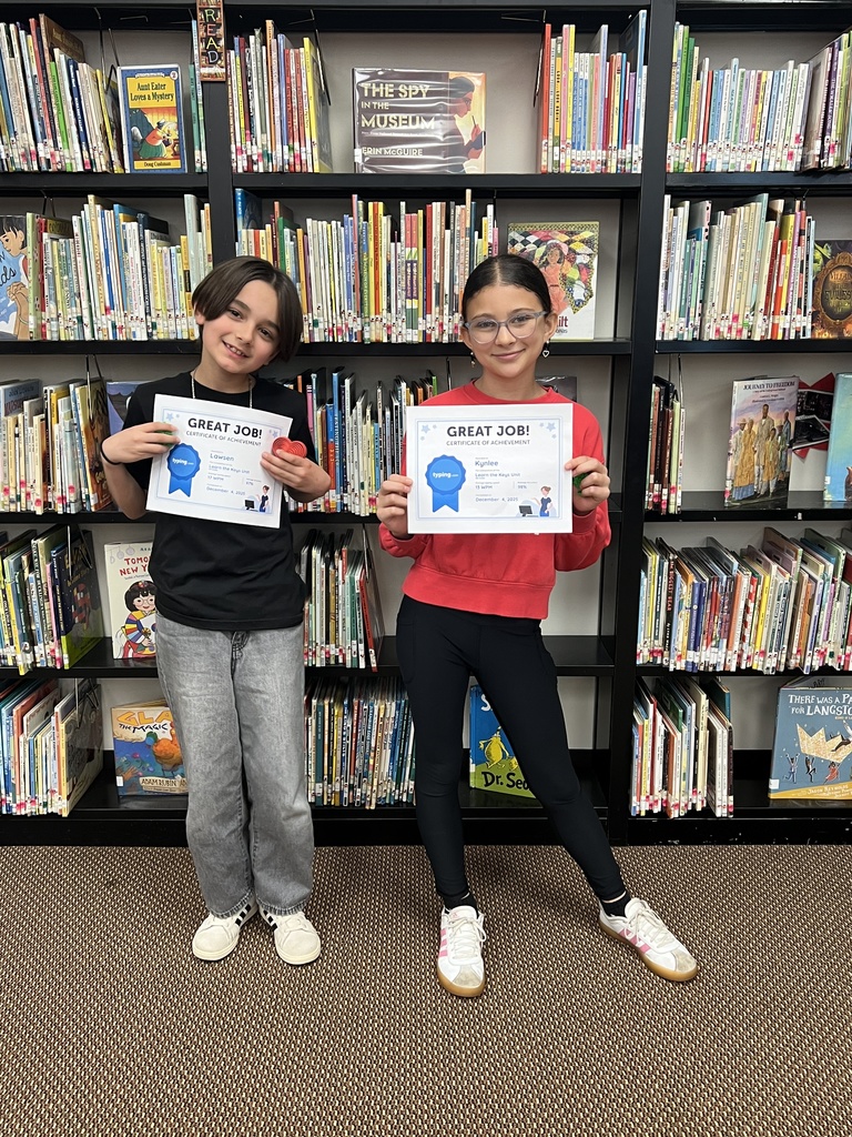 Students in Mrs.Good's class finishes his Beginning level typing and earns a certificate.