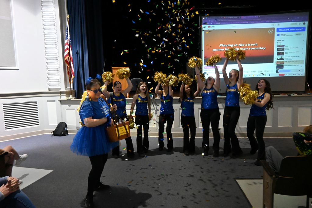 The Testing Fairy bestows some Dust of Knowledge on PHS Dustkickers.