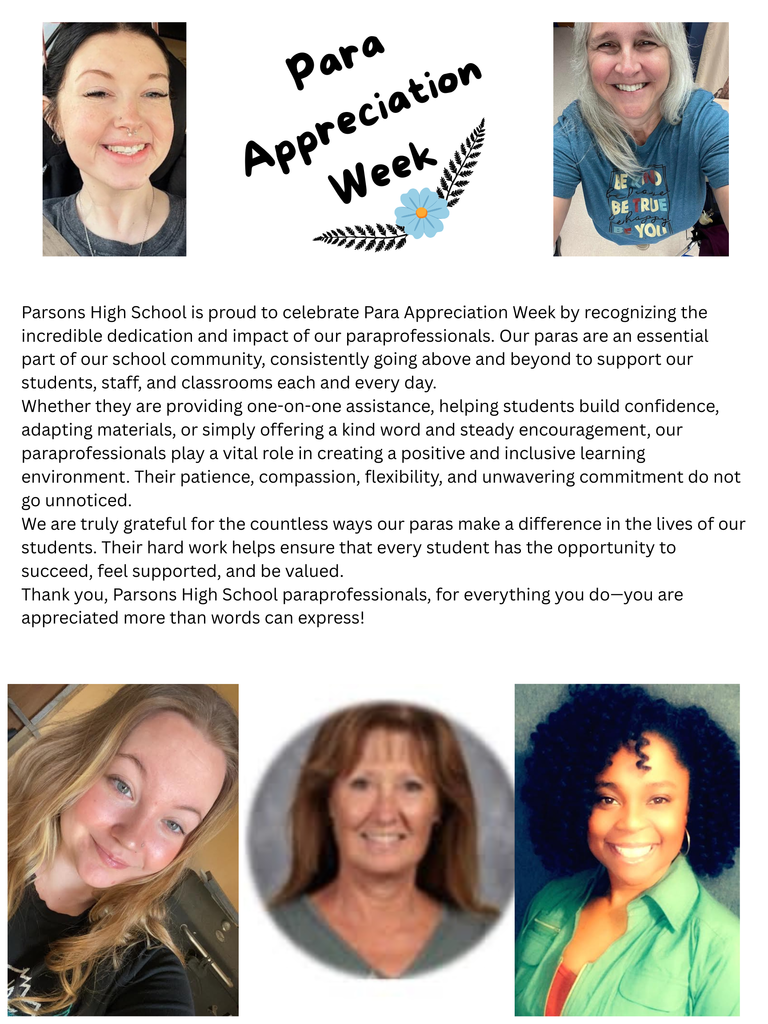 A poster paying tribute to the five paras at Parsons High School.