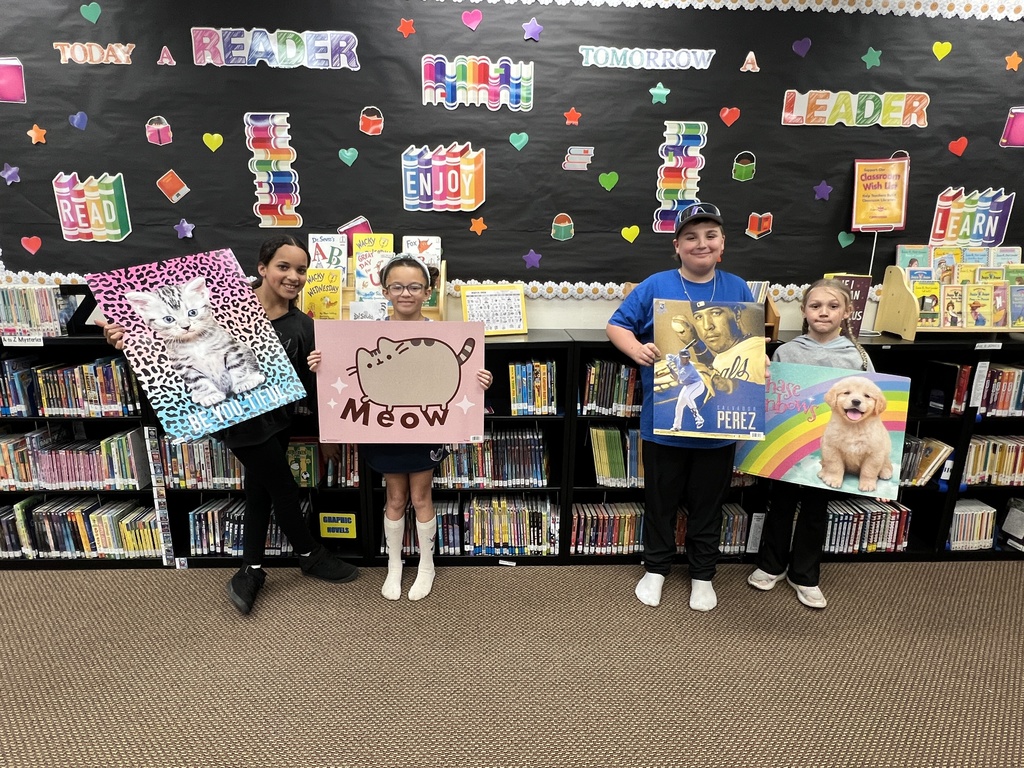 Mr. Holmes' class poster winners.