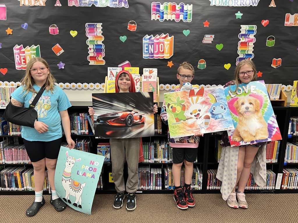 Mrs. Good's class poster winners.