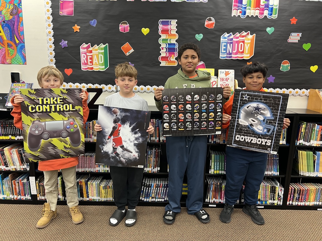 Mr. Willis' class poster winners.
