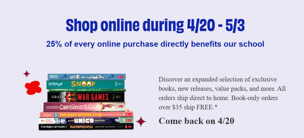 Shop the book fair online
