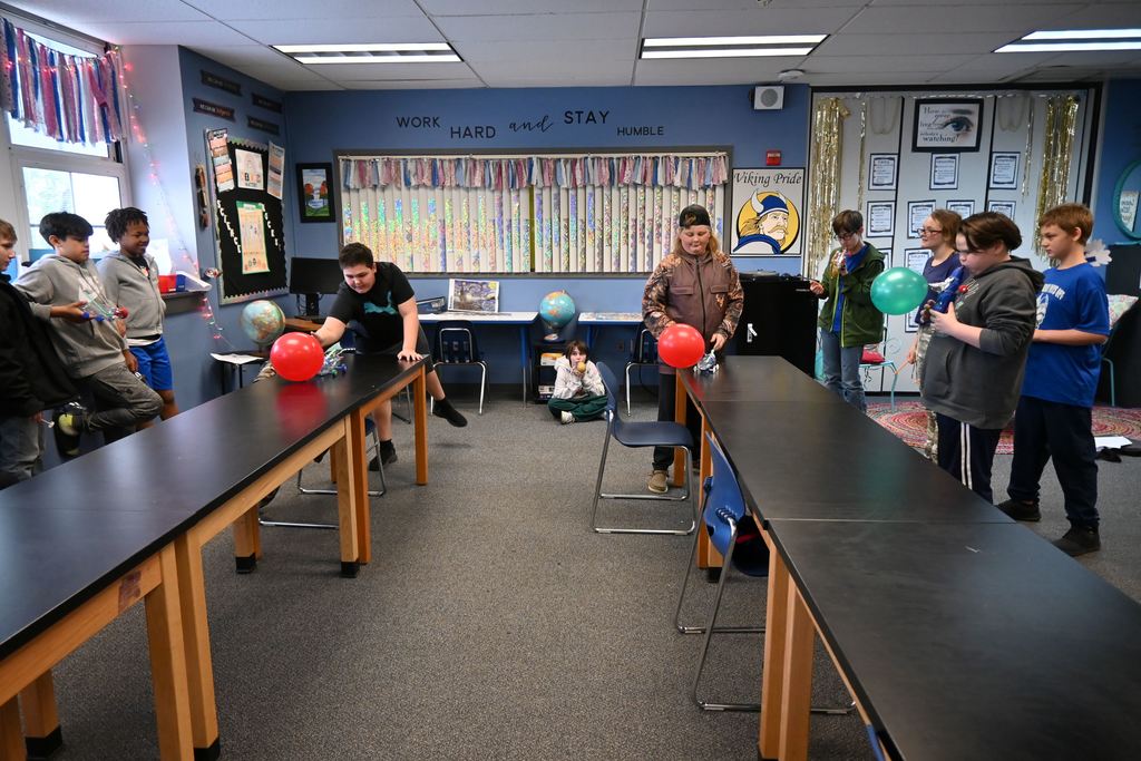 Two students go for another round against each other.