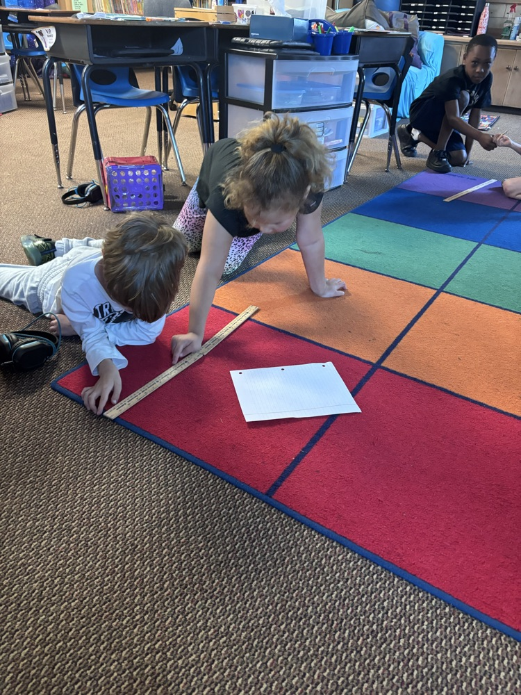 measuring the colored squares