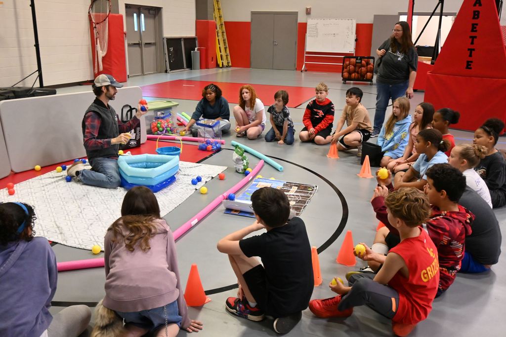 Students learn anout soil nutrients and how they get into the soil and plants.