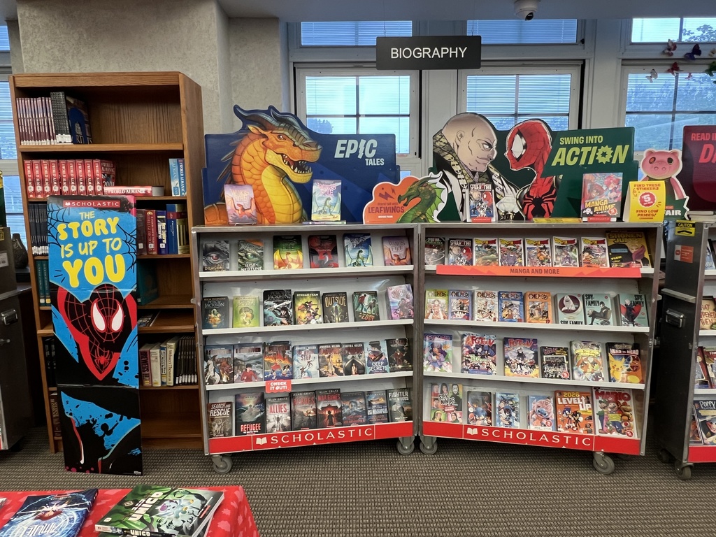 Book Fair is set up.