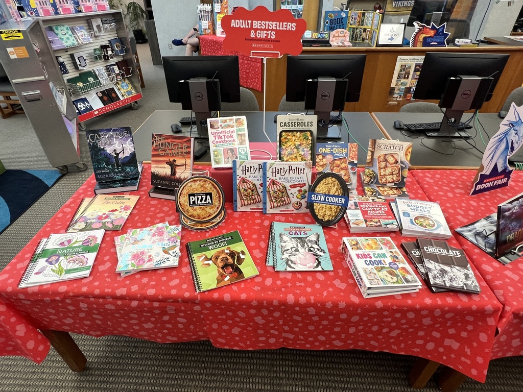 Book Fair is set up.