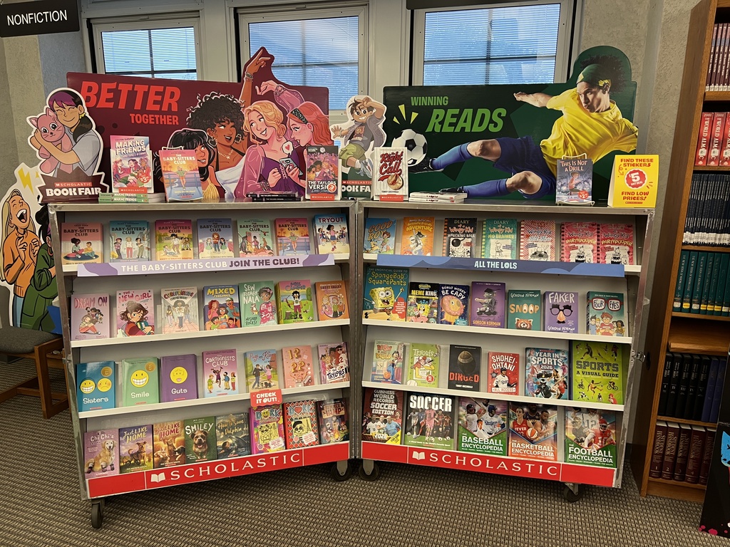 Book Fair is set up.