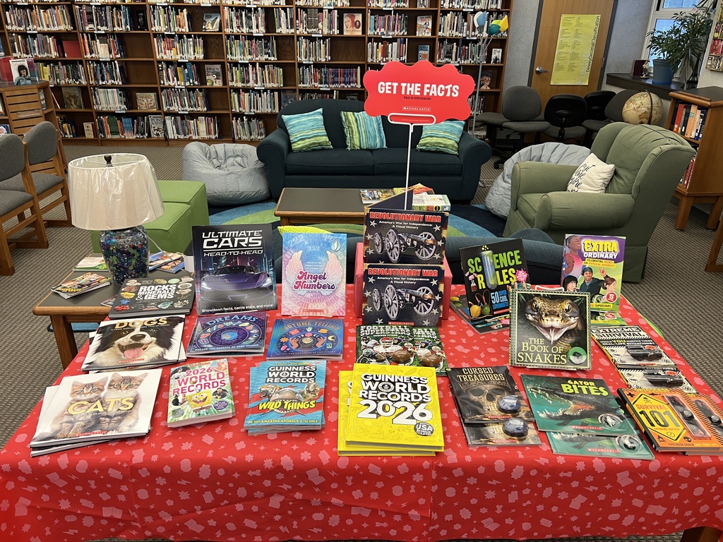 Book Fair is set up.