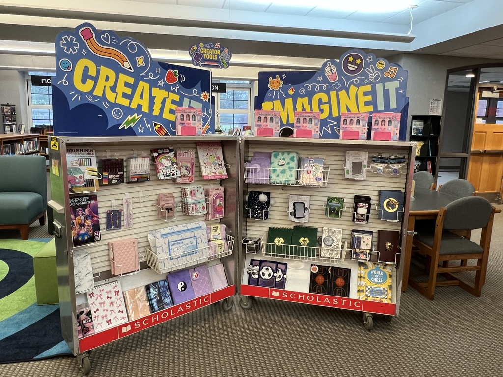 Book Fair is set up.