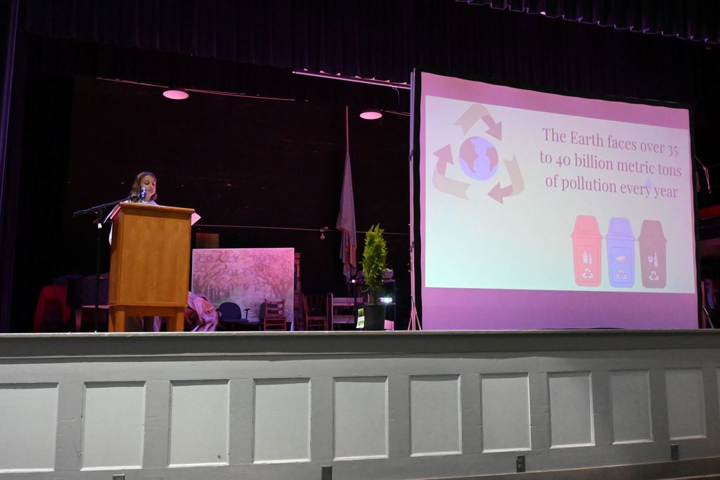 A studetns shares about pollution and it's impact on our natural resources.