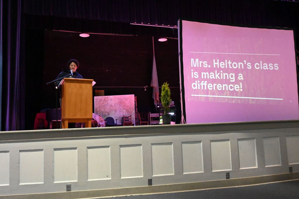 A student shares about what students can do to help.