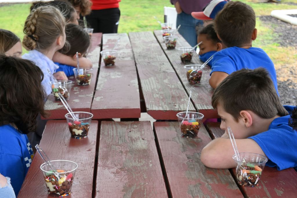 Students learn about soil layers via a sweet treat example.