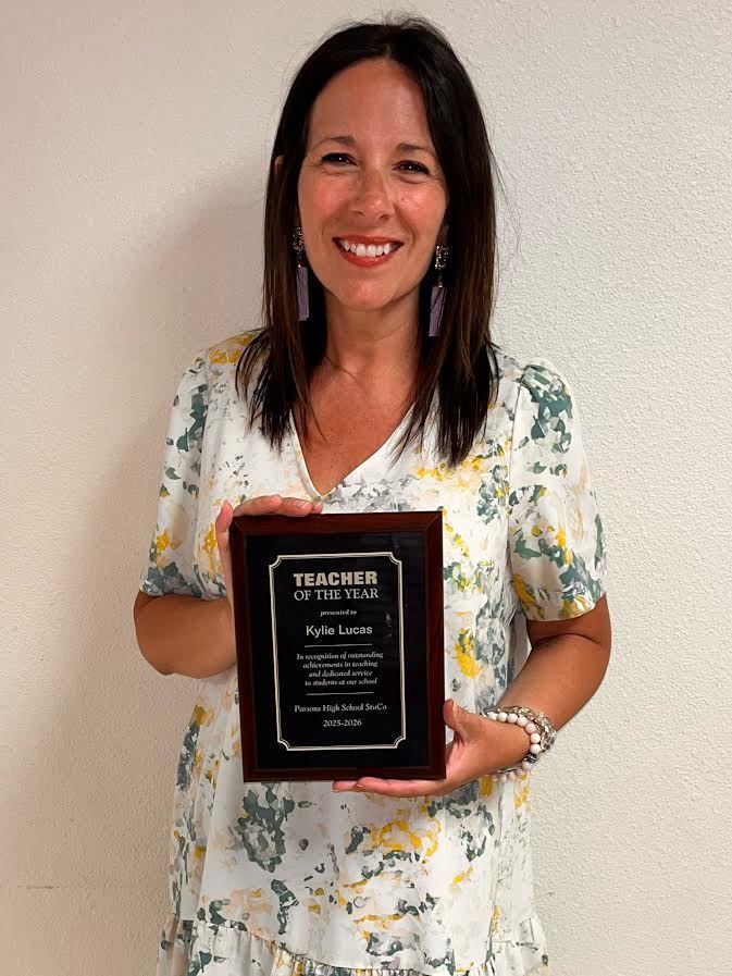 Lucas with her plaque