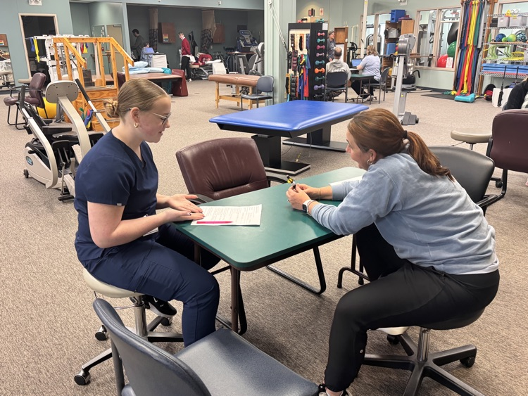Sayler Holsinger shadowing OT at the CORE 