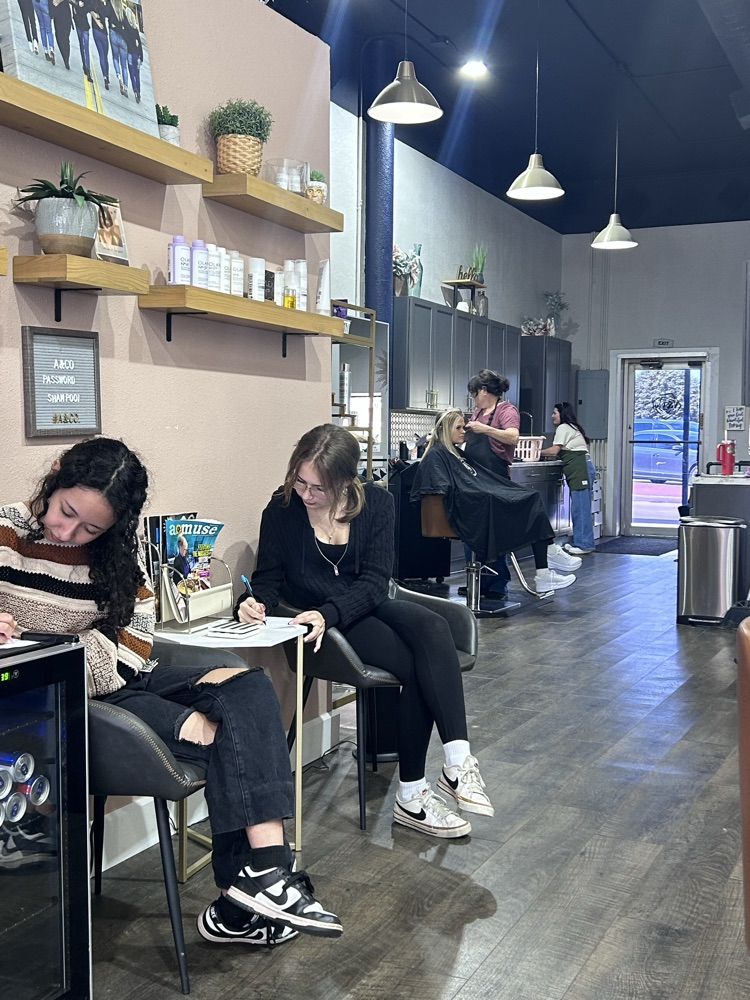 Fabi and Danica at A&Co Salon 