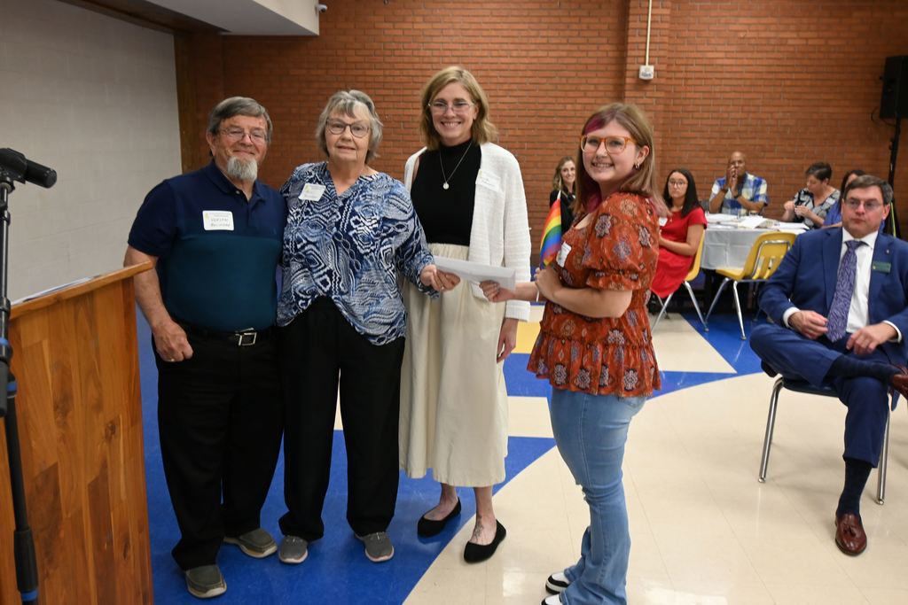 The Gilbert Baker Scholarship is presented.