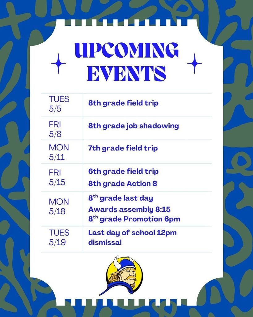 Upcoming events- PMS