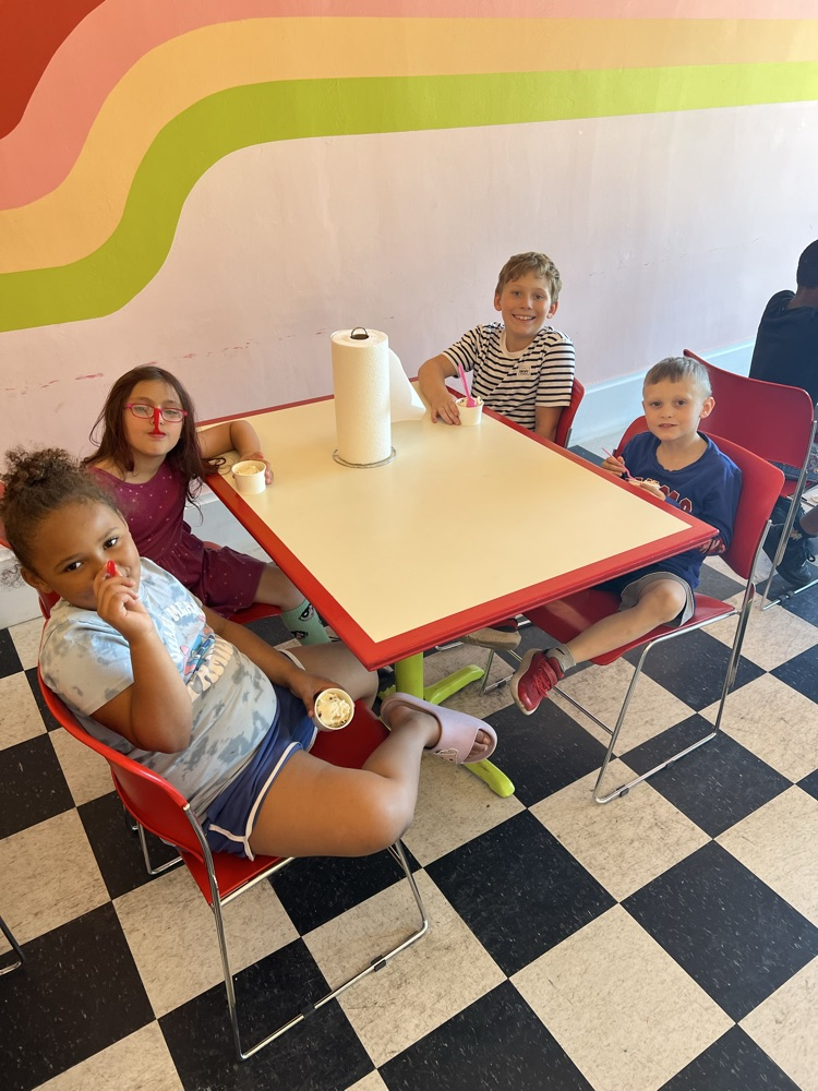 The kids enjoyed their trip to Cherry on Top for all their hard work this year!!