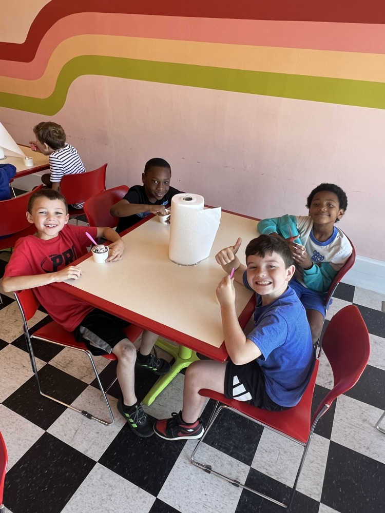 The kids enjoyed their trip to Cherry on Top for all their hard work this year!!