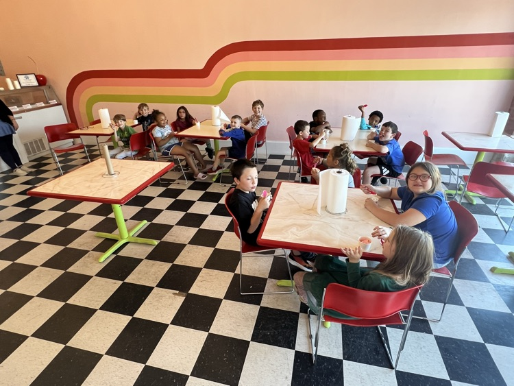 The kids enjoyed their trip to Cherry on Top for all their hard work this year!!