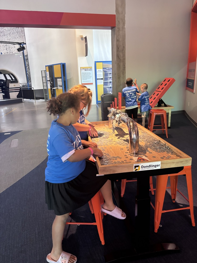 Mrs. Strode's class had a blast exploring and learning at the Exploration Place!