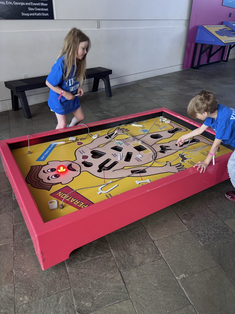 Mrs. Strode's class had a blast exploring and learning at the Exploration Place!