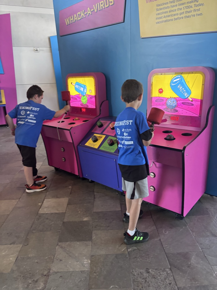 Mrs. Strode's class had a blast exploring and learning at the Exploration Place!