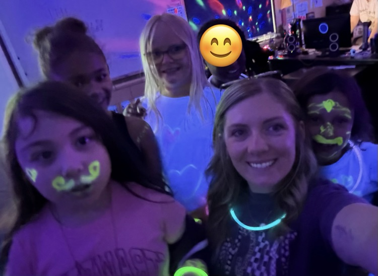 Glow Day fun in our classroom today
