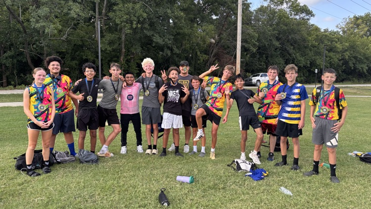  Viking soccer takes first in the JV division in our 6v6 Indy tournament. 