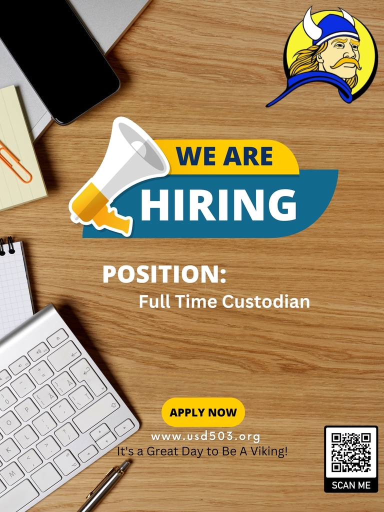 Help Wanted: Full Time Custodian
