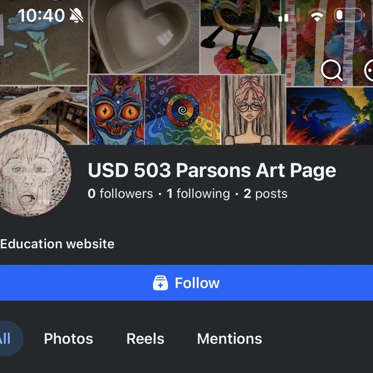 New Facebook Art Page