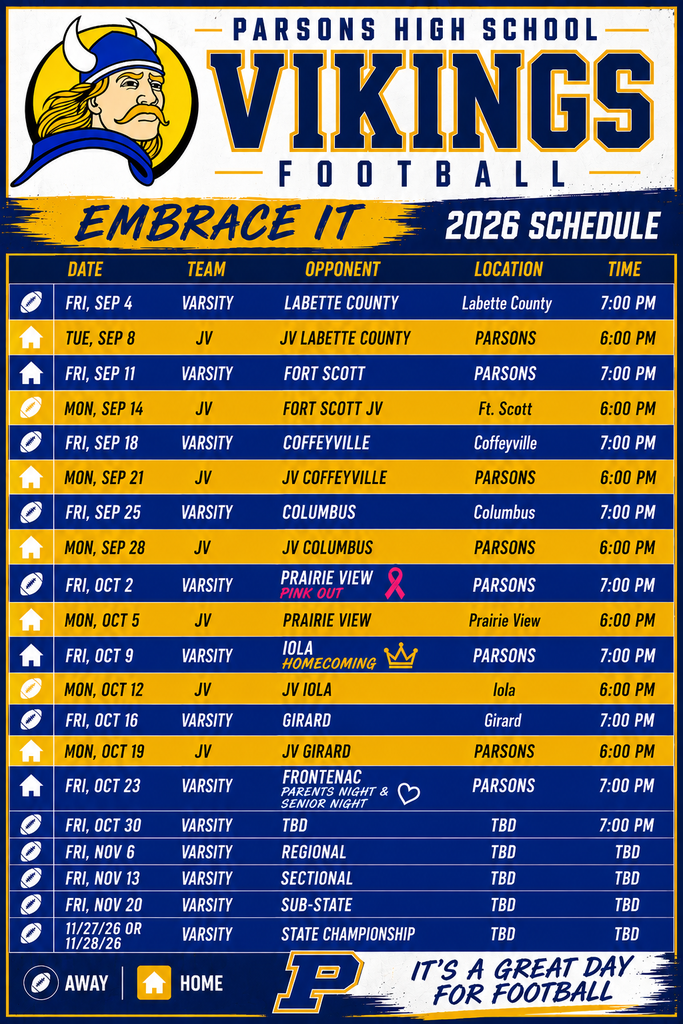 football schedule