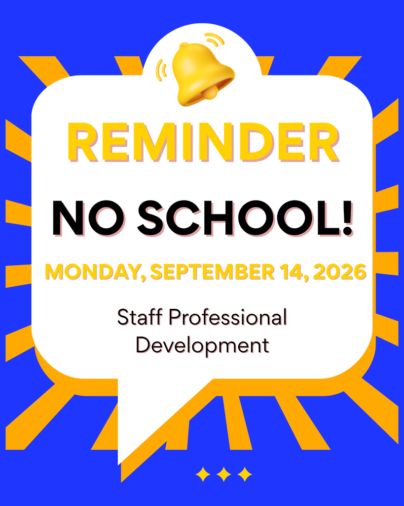 No School Graphic - September 14, 2026
