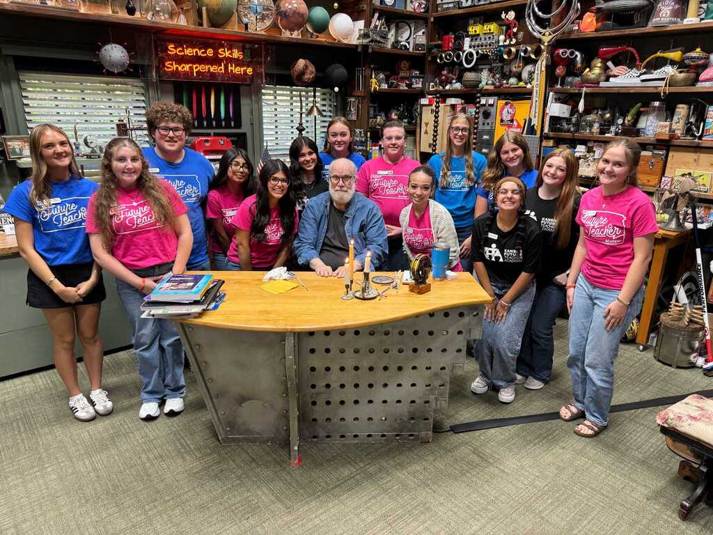 Group at KFTA with Mr. Wizard