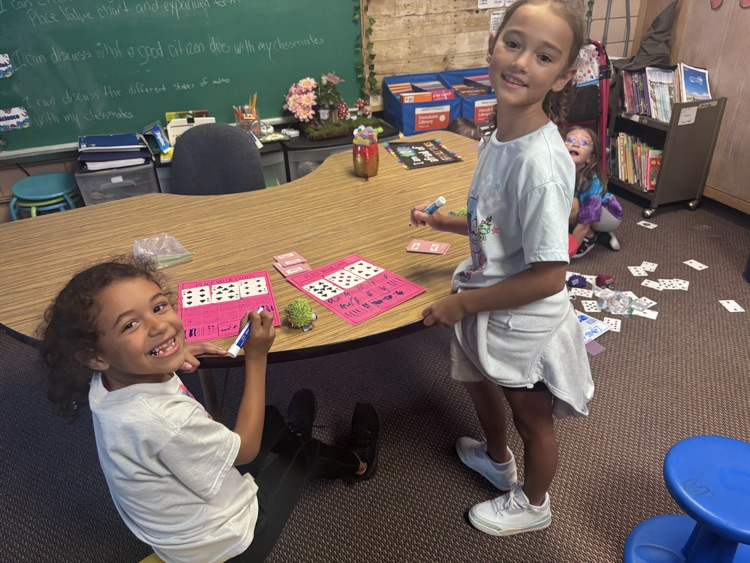 Today we practiced the different ways(base 10-blocks, standard form, and expanded form)write a 3-digit number using cards and partners.