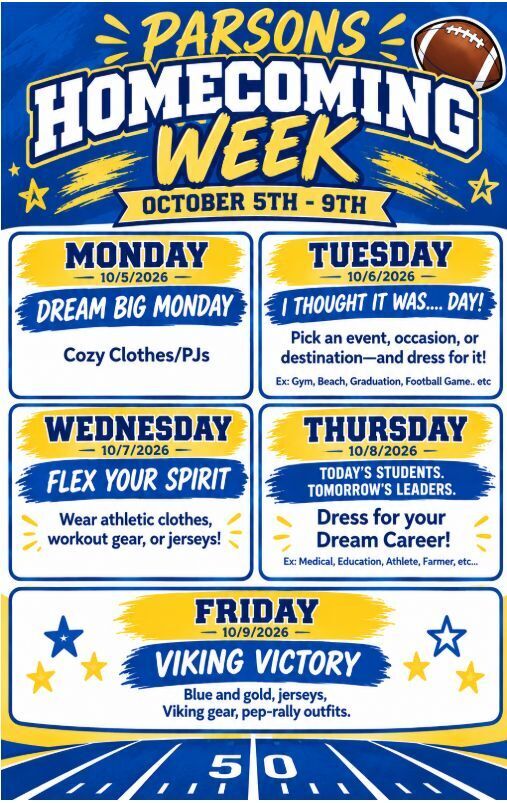 Homecominig spirit week