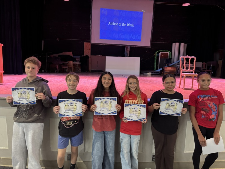 athletes of the week